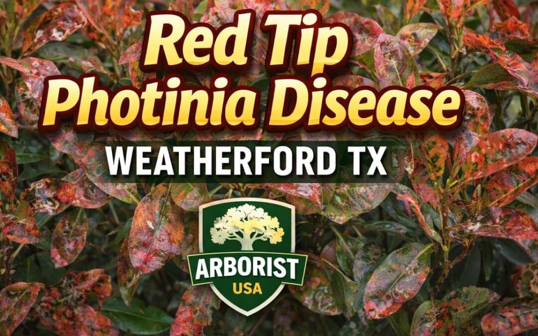 Red Tip Photinia Disease Problems in Weatherford, Texas